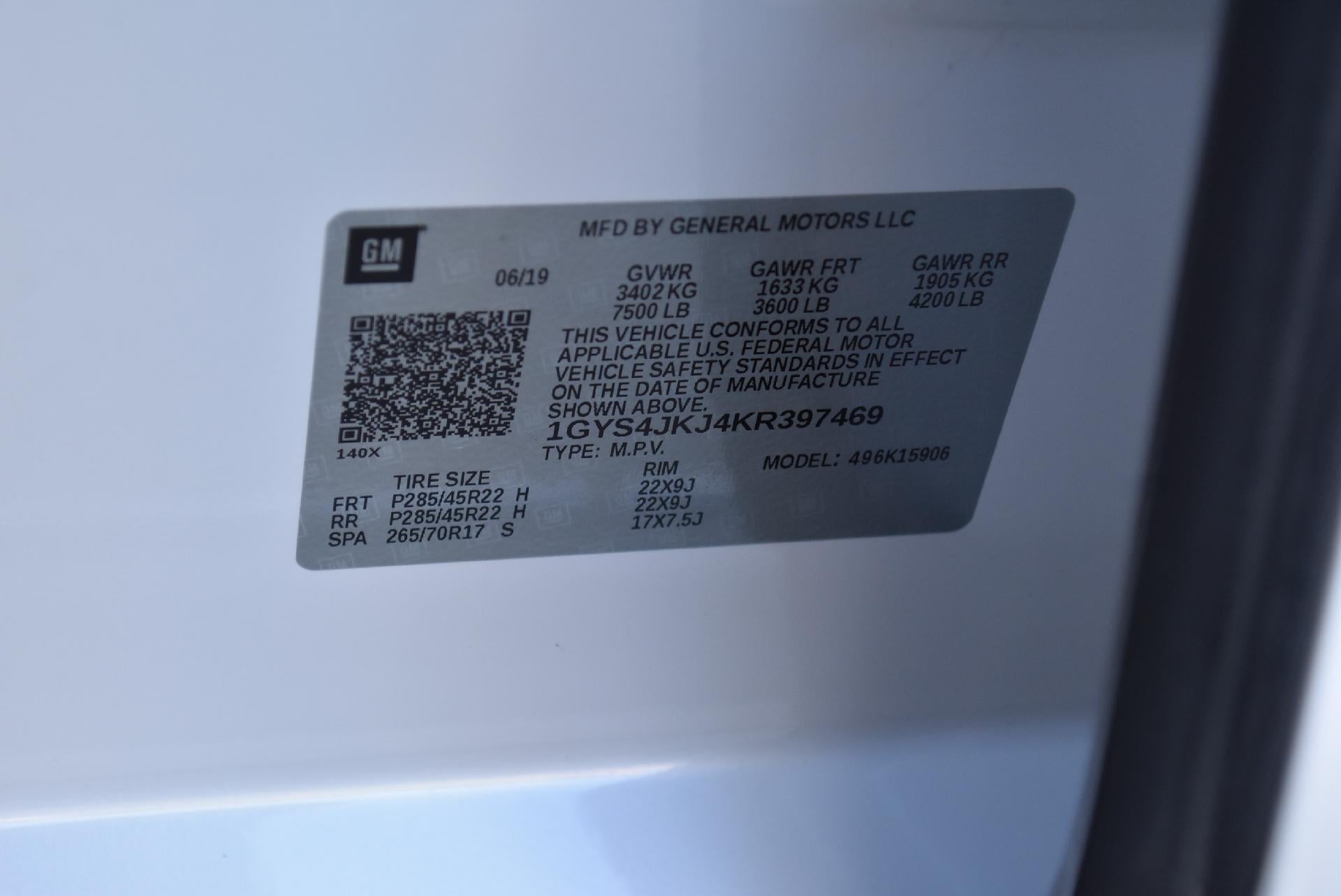 2019 Cadillac Escalade ESV 4WD Premium Luxury