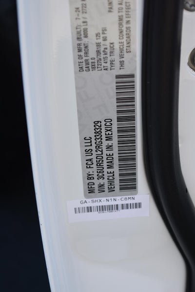 2024 RAM 2500 Big Horn 4x4 Crew Cab 6'4" Box