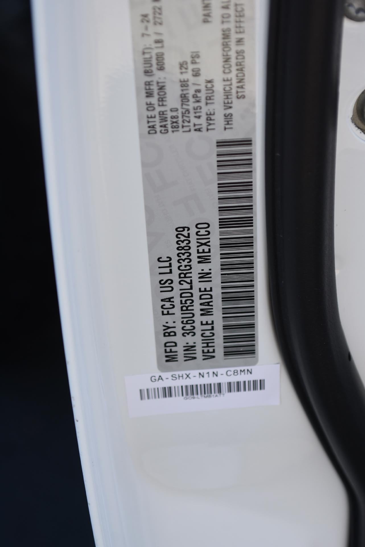 2024 RAM 2500 Big Horn 4x4 Crew Cab 6'4" Box