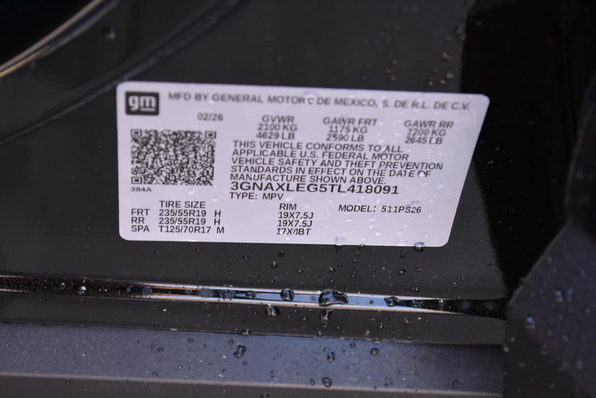 2026 Chevrolet Equinox RS