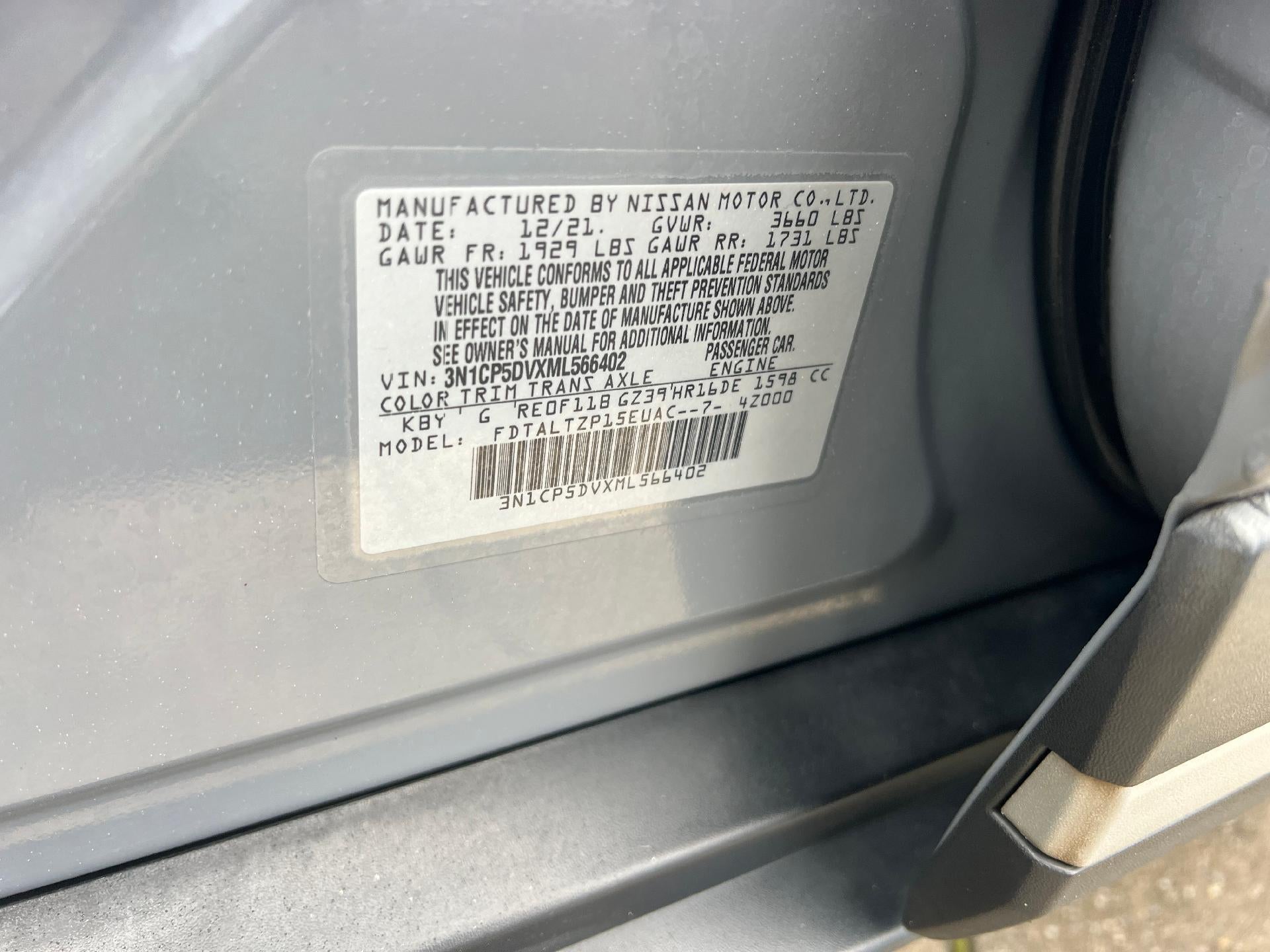 2021 Nissan Kicks SR FWD