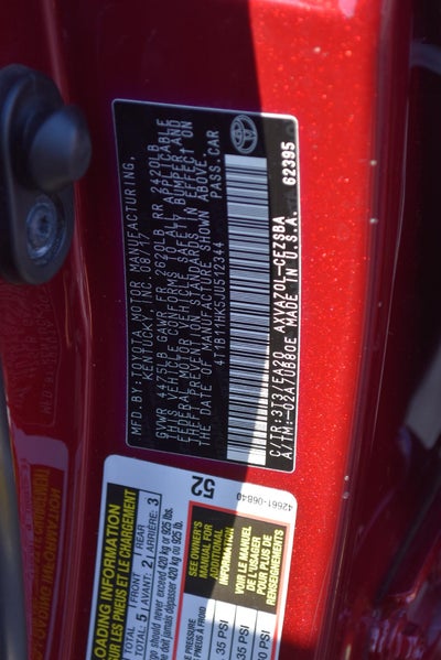 2018 Toyota Camry LE