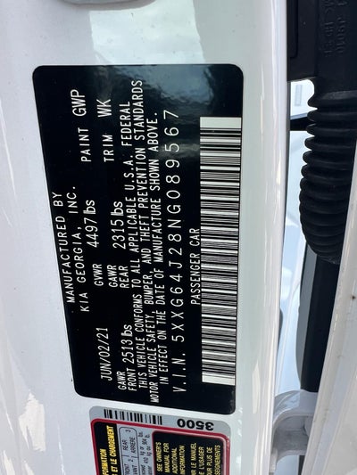 2022 Kia K5 GT-Line Auto AWD