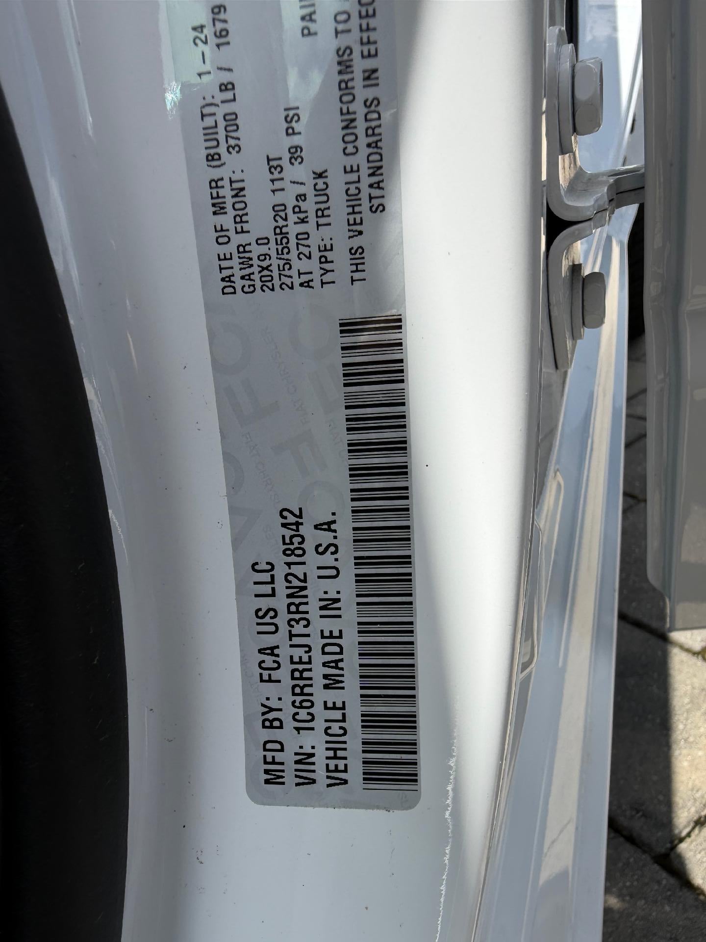 2024 RAM 1500 Laramie