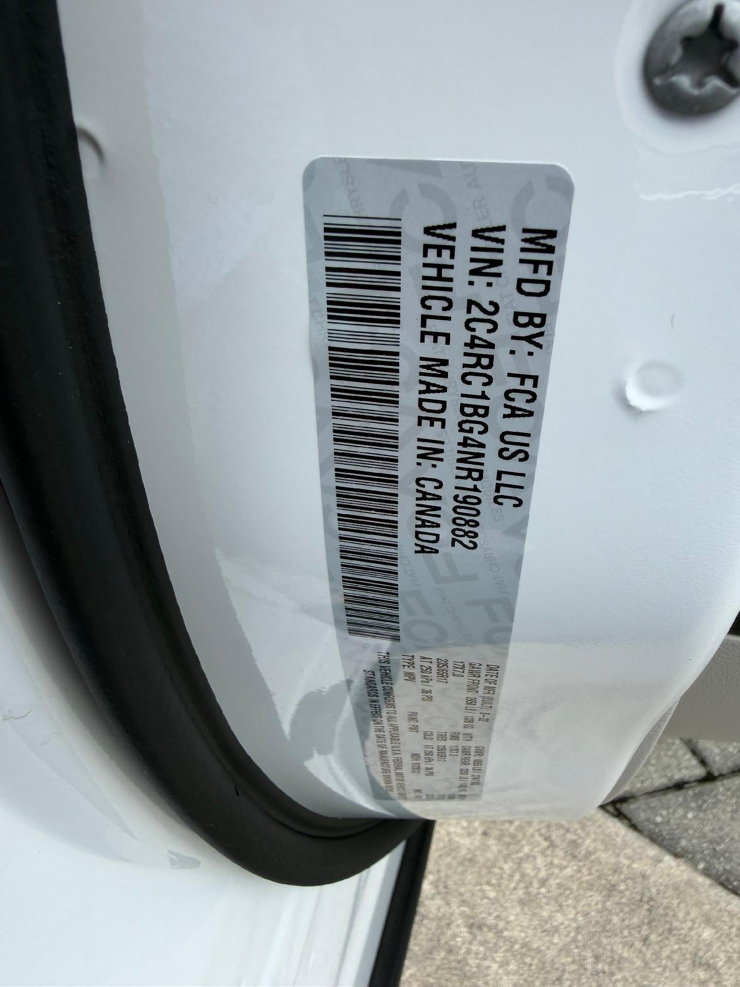 2022 Chrysler Pacifica Touring L